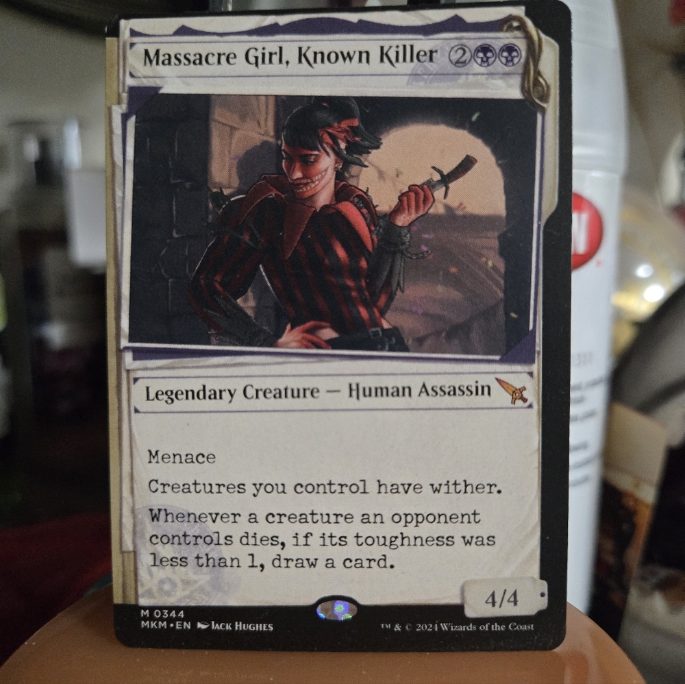 Massacre Girl, Known Killer Card
